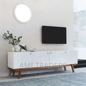 White Luxury Tv Stand (6ft)