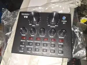V8 Sound Card With 2 Microphone Slot With Bluetooth