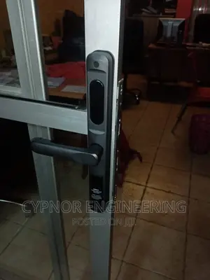 Smart Biometric Lock for Glass and Aluminium Frame Door