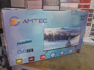 Amtec 32 Inches Smart Android Flameless Tv Available