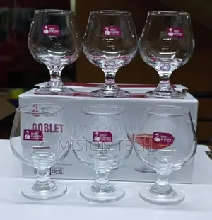 330ml Wine Glass and Cognac Glasses