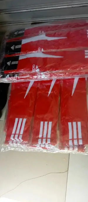 Red Imported Football Socks