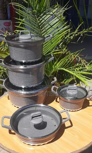Bosch 10 PCS Granite Coated, Non-Stick Cookware Set Pots