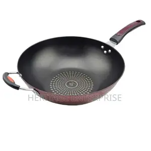 Nonstick Wok Induction Cooktop Compatible Wok Pan34cm
