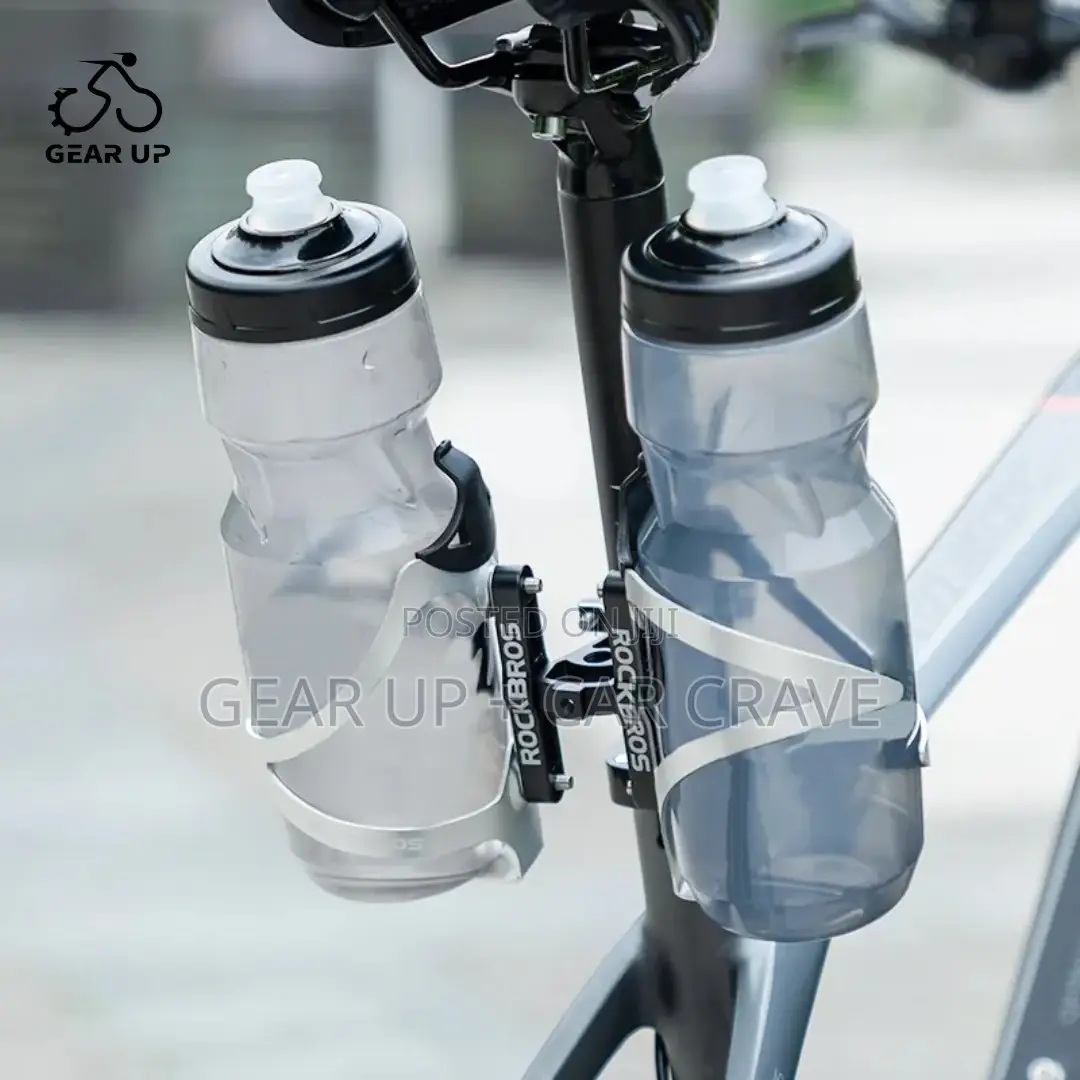 Double Bottle Holder Mount Adapter Bicycle Cycling Motorbike