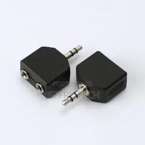 3.5mm Audio Splitter Block-Shaped Stable Transmission PVC