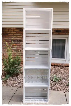 Bookshelf From Wooden Crates