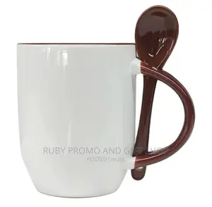 Two Tone Spoon Coffee Mugs