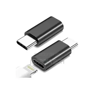 Lightning Female to USB C Male Adapter for iPhone 15/15 Pro/