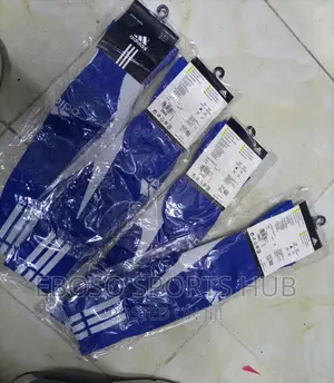 Blue Quality Adidas Football Socks