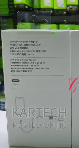Apple Power Adapters 25W With USB C to Lightning Cable