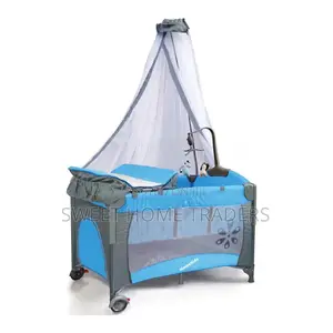 Co Sleeper Playpen/Foldable Baby Cot With Stand Net