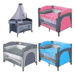 Co Sleeper Playpen/Foldable Baby Cot With Stand Net