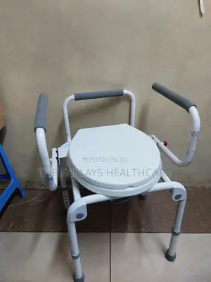 Commode Chair With Removable Armrests for Extra Wide
