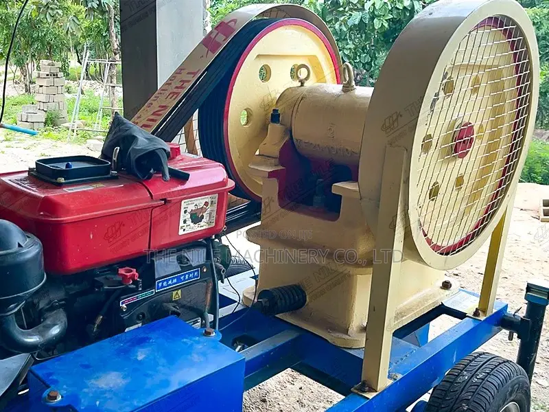 Jaw Crusher Diesel Powered Mobile Portable