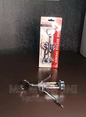 Steel Wine Opener Available