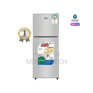 Nunix 138l Double Door Fridge