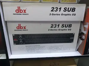 DBX 231graphic Equalizer With Sub Output for Bass Only