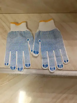 Buy Single Side Cotton Dotted Gloves