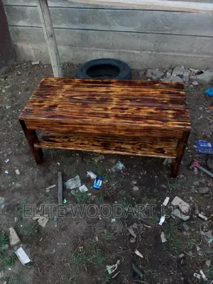 Burnt Effect/Rustic Coffee Table