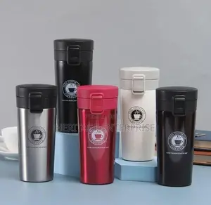 Mugs 450 Ml Insulation Mugs Black Silver White Maroon