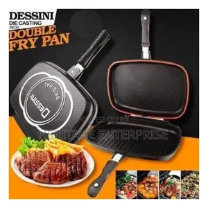 Cast Double Grill Pan Dessin