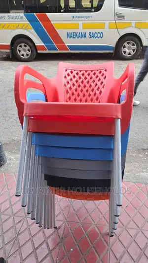 Assorted Colours Plastic Chairs Available