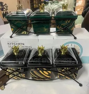 Dishes Chafing 3 PCS Ceramic Canister ,300 Ml