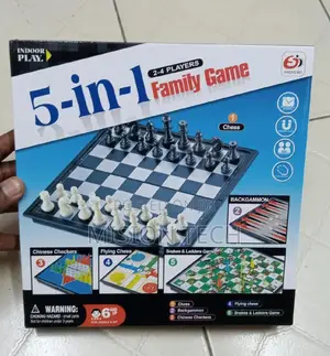 5 in 1 Family Game Board