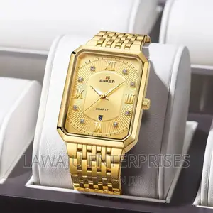 Gold Swish Stylish Men's Watch