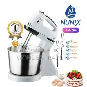Nunix Hand Mixer With 2 Litres