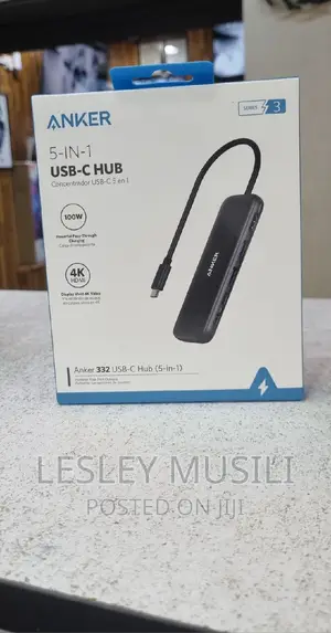 Anker 332 USB-C Hub (5-in-1) With HDMI Display,