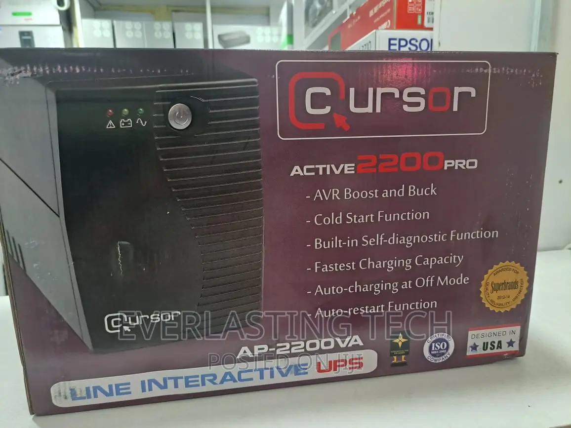 2200VA Cursor Uninterruptible Power Supply (UPS) UPS