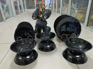 Black Dinner Set