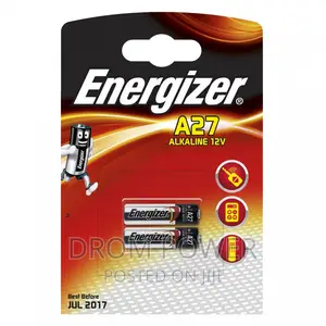 Energizer A27 12V Alkaline Batterries 2 Pack