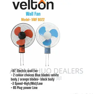Velton 16" Electric Wall Fan (Model VWF B022)