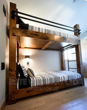 Rustic Elegance Bulky/Double Decker Bed 4x6 Above and Below