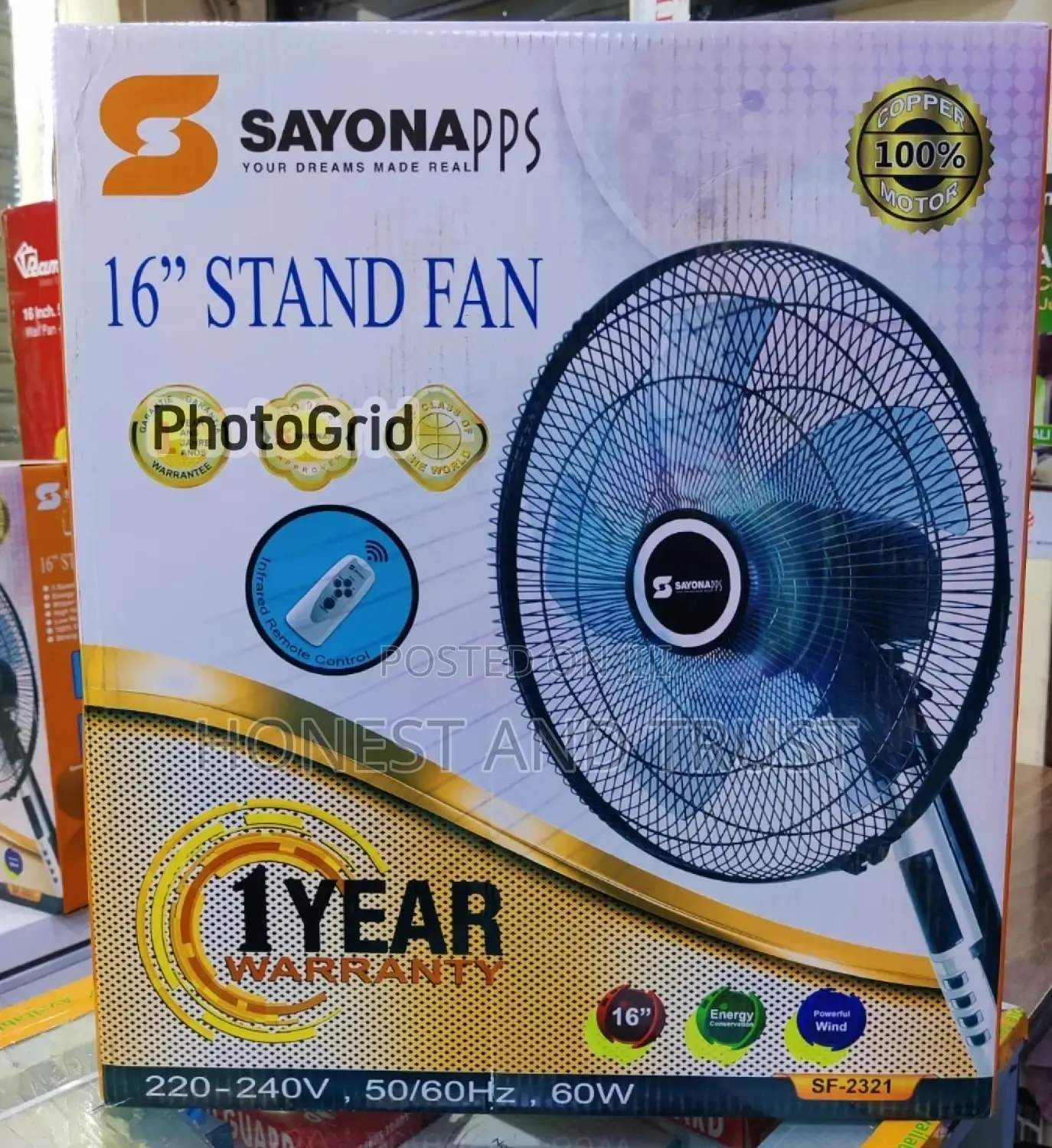 Sayona Standing Fan