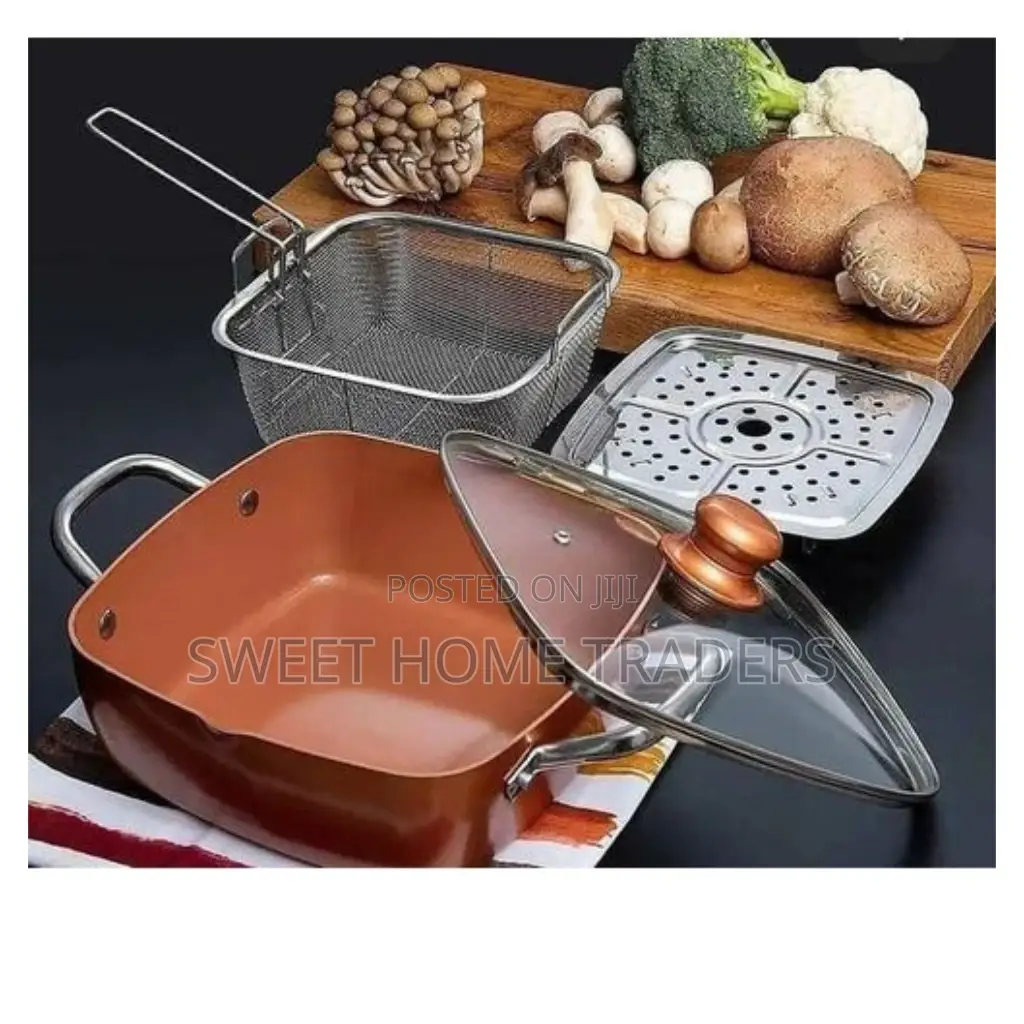 Copper Deepfrying Pan,