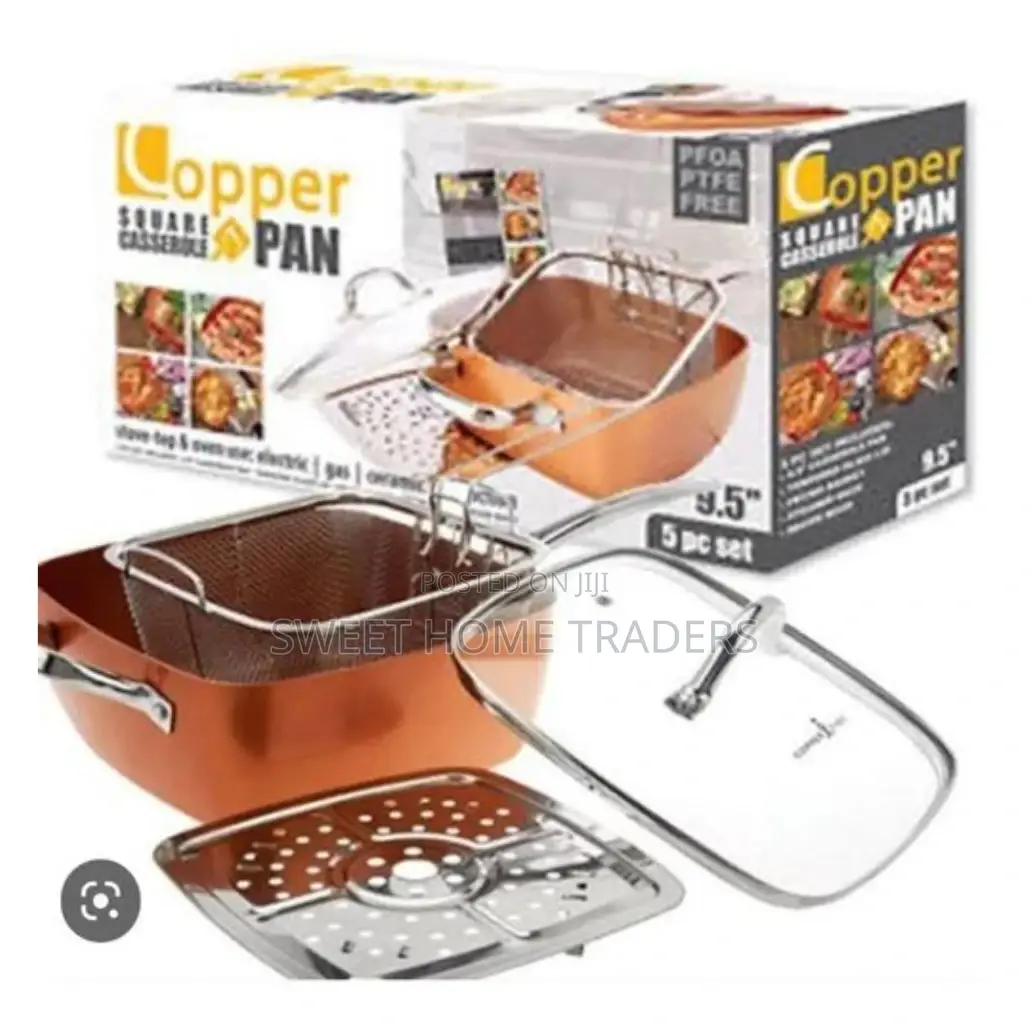 Copper Deepfrying Pan Copper Deepfrying Pan