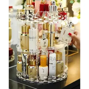Acrylic Rotating Makeup Organizer .
