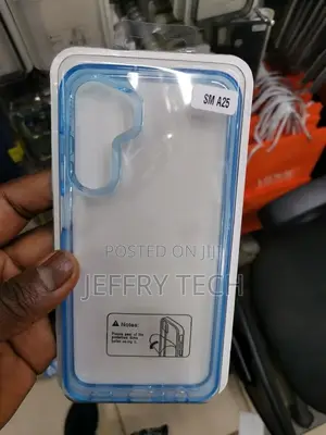 Samsung Galaxy A25 5G 3 in 1 Clear TPU Color PC Frame Phone