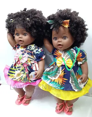 Curly Hair African Baby Dolls