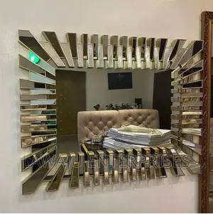 Rectangular Sunburst Decor Mirror