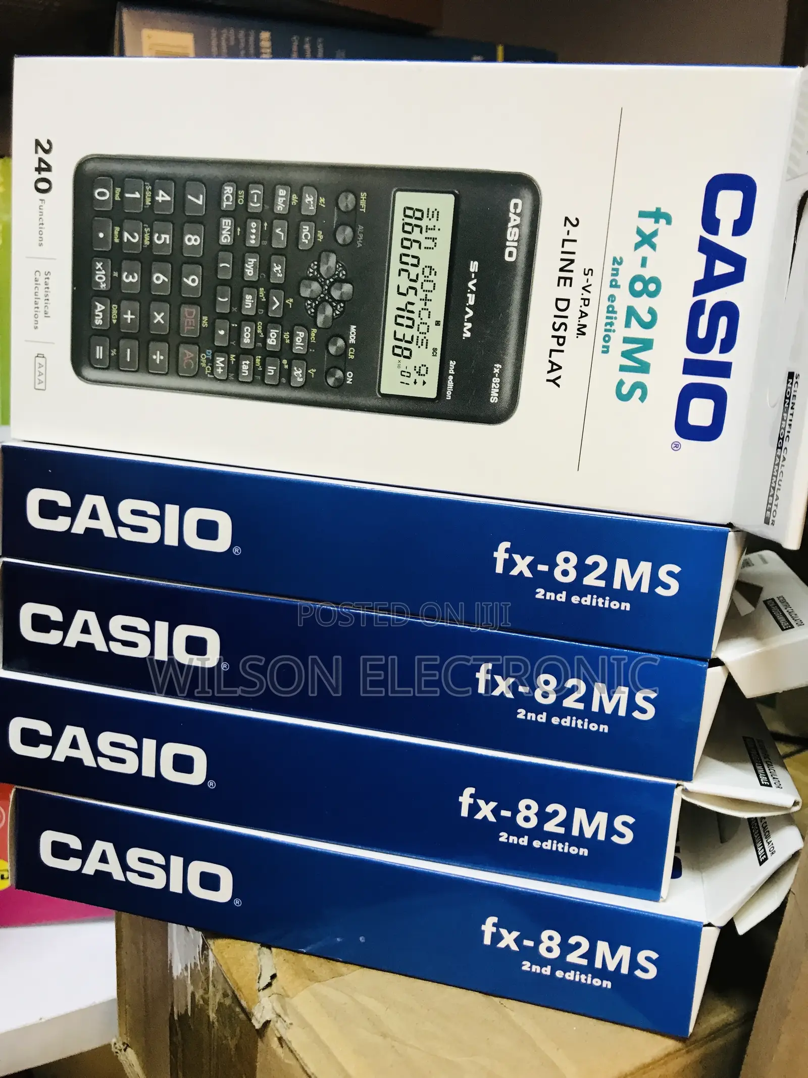 Scientific Calculator/Fx-82ms Casio/2-Line Display.