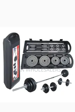 York 50kgs Set Barbell With a Portable Case