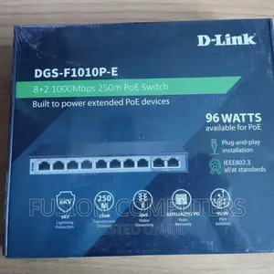 Dlink DGS-F1010p-E 250m 10-Port 1000mbps Switch