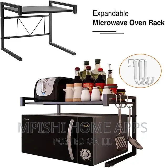 Extending Over the Microwave Metallic Rack Heavy Gauge