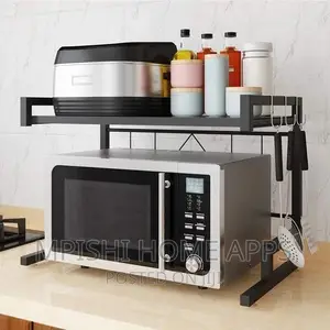 Extending Over the Microwave Metallic Rack Heavy Gauge