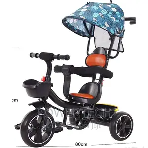 Kids Quality Bikes With Canopy Push Handle.
